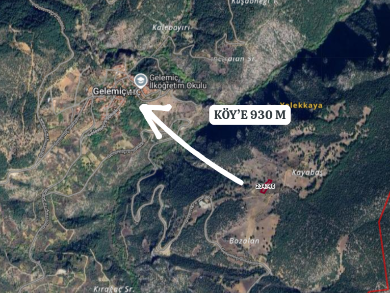 BURSA KELEŞ GELEMİÇ KÖYÜ’NDE 2.052 M²  TARLA SATILIKTIR - BURSA KELES fotoğraf 4